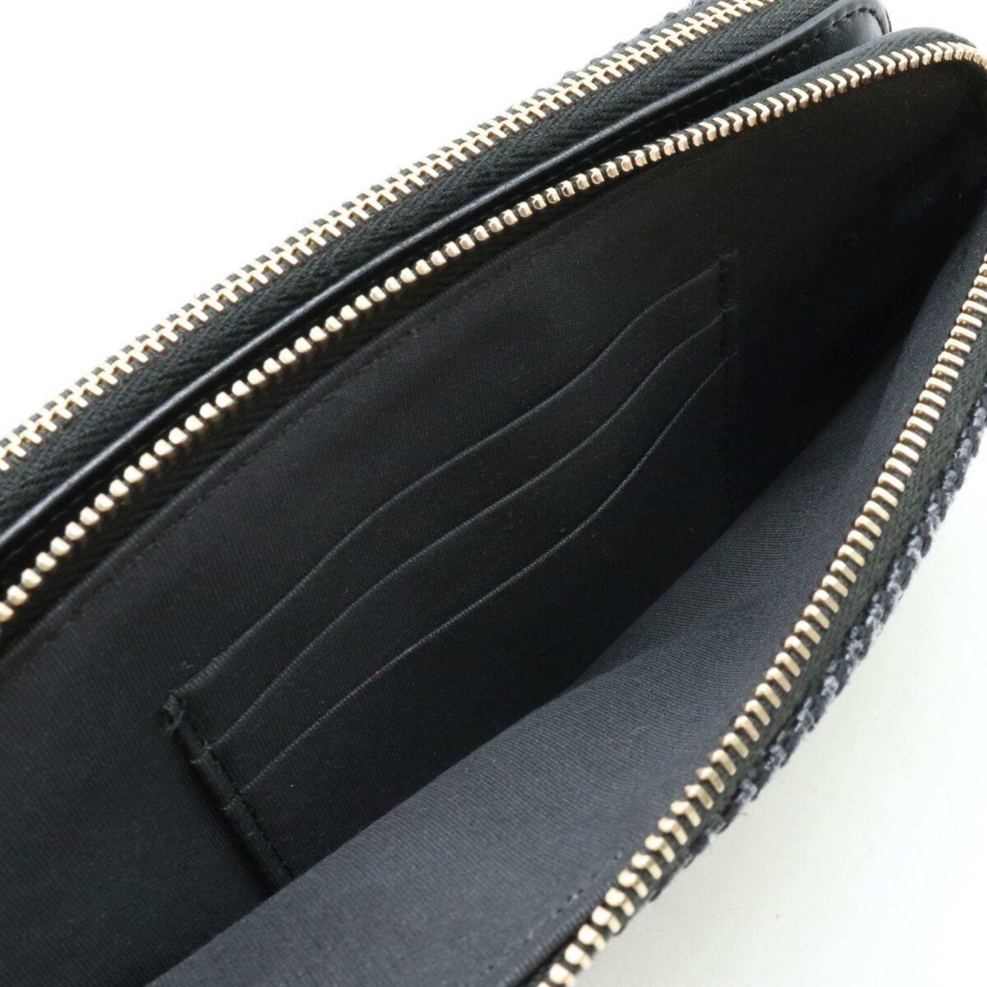 Chanel Navy Canvas Clutch Bag Shoulder Bag