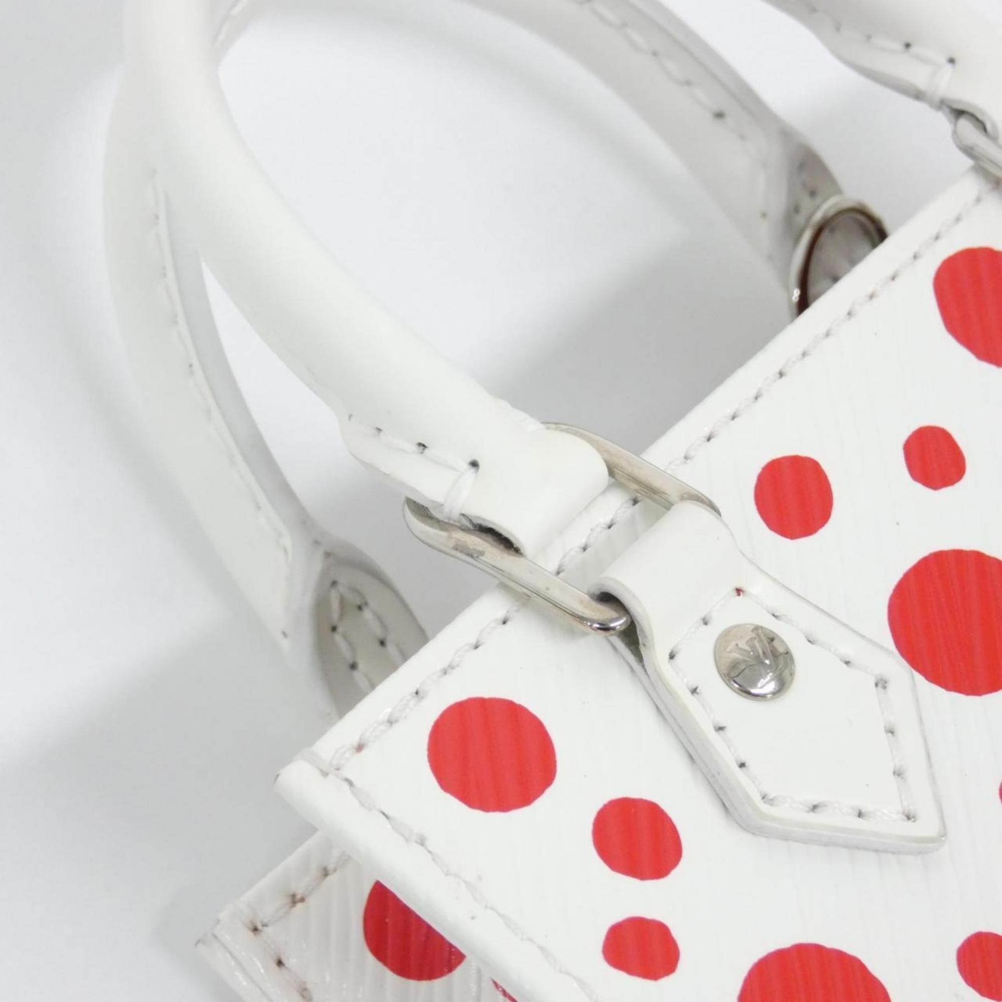 Louis Vuitton Epi Blanc Rouge Leather Handbag