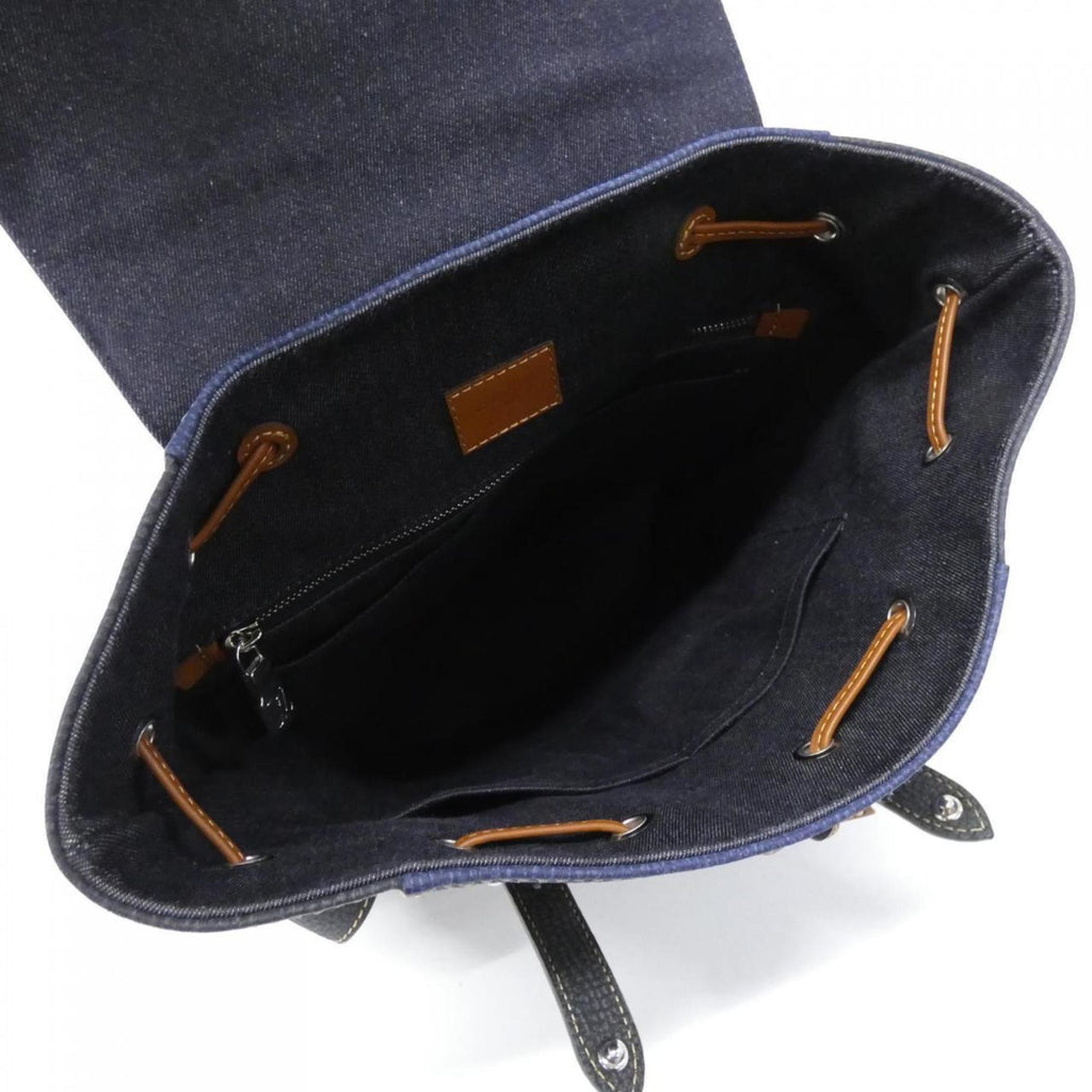 Louis Vuitton Blue Leather Backpack