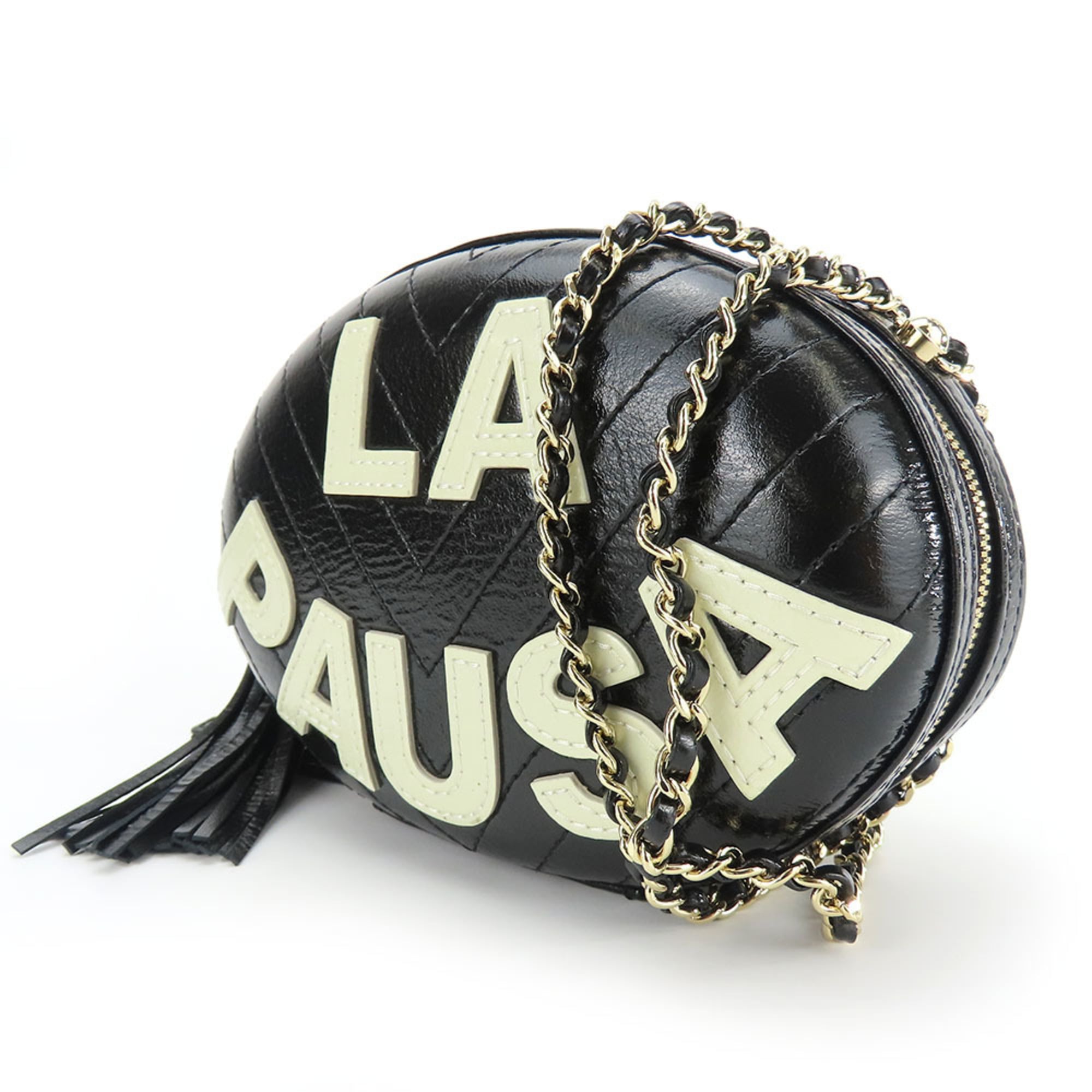 Chanel Black Leather Shoulder Bag