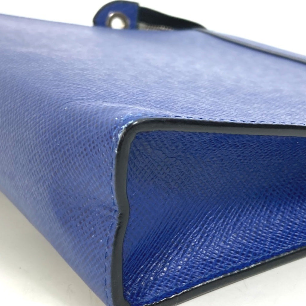 Louis Vuitton Taiga Blue Taiga Leather Pouch