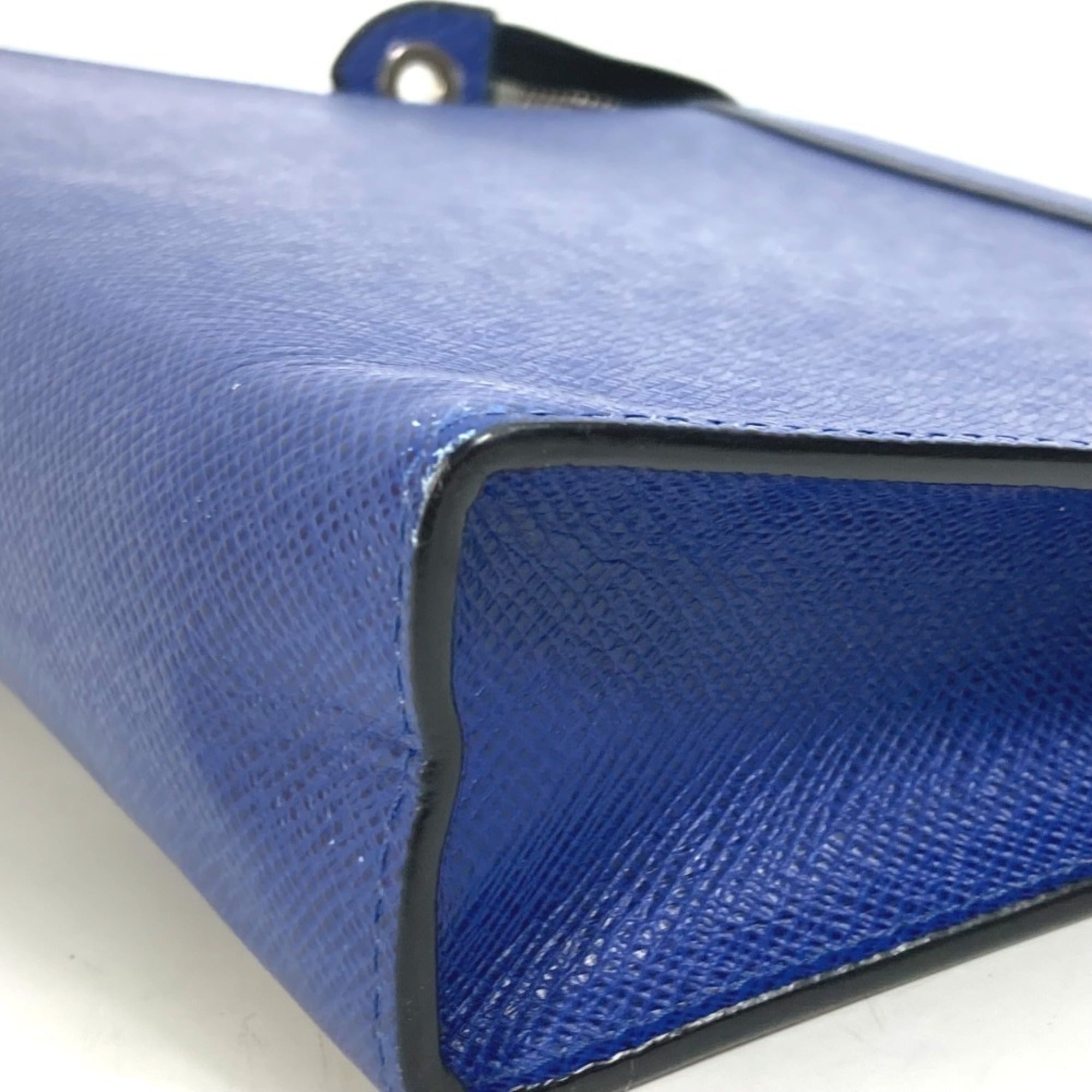 Louis Vuitton Taiga Blue Taiga Leather Pouch
