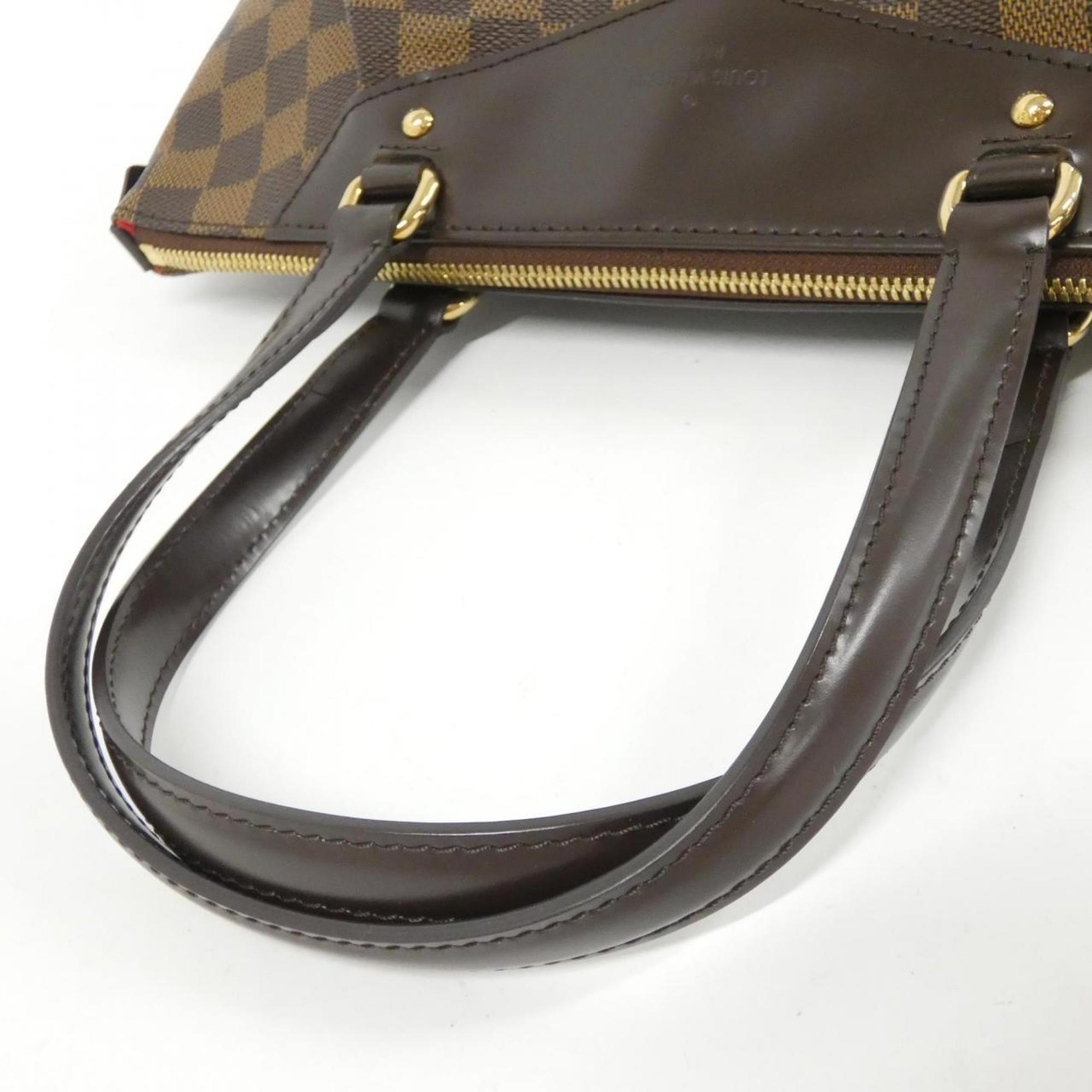 Louis Vuitton Damier Ebene Coated Canvas Handbag