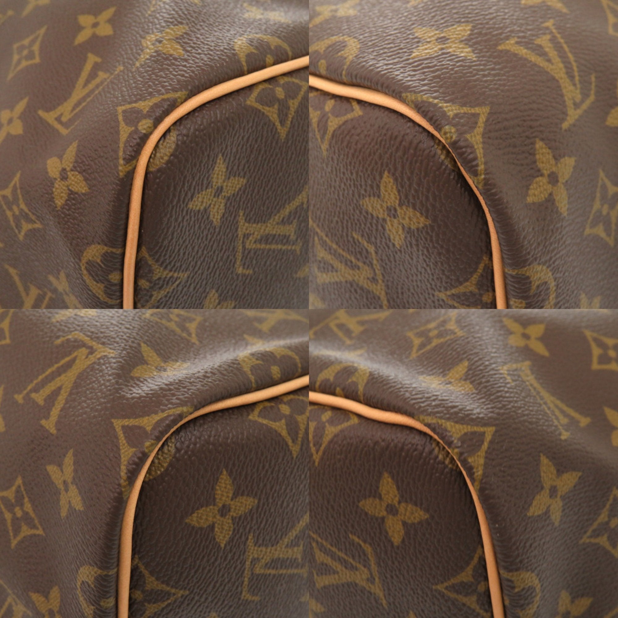 Louis Vuitton Brown Monogram Canvas Boston Bag
