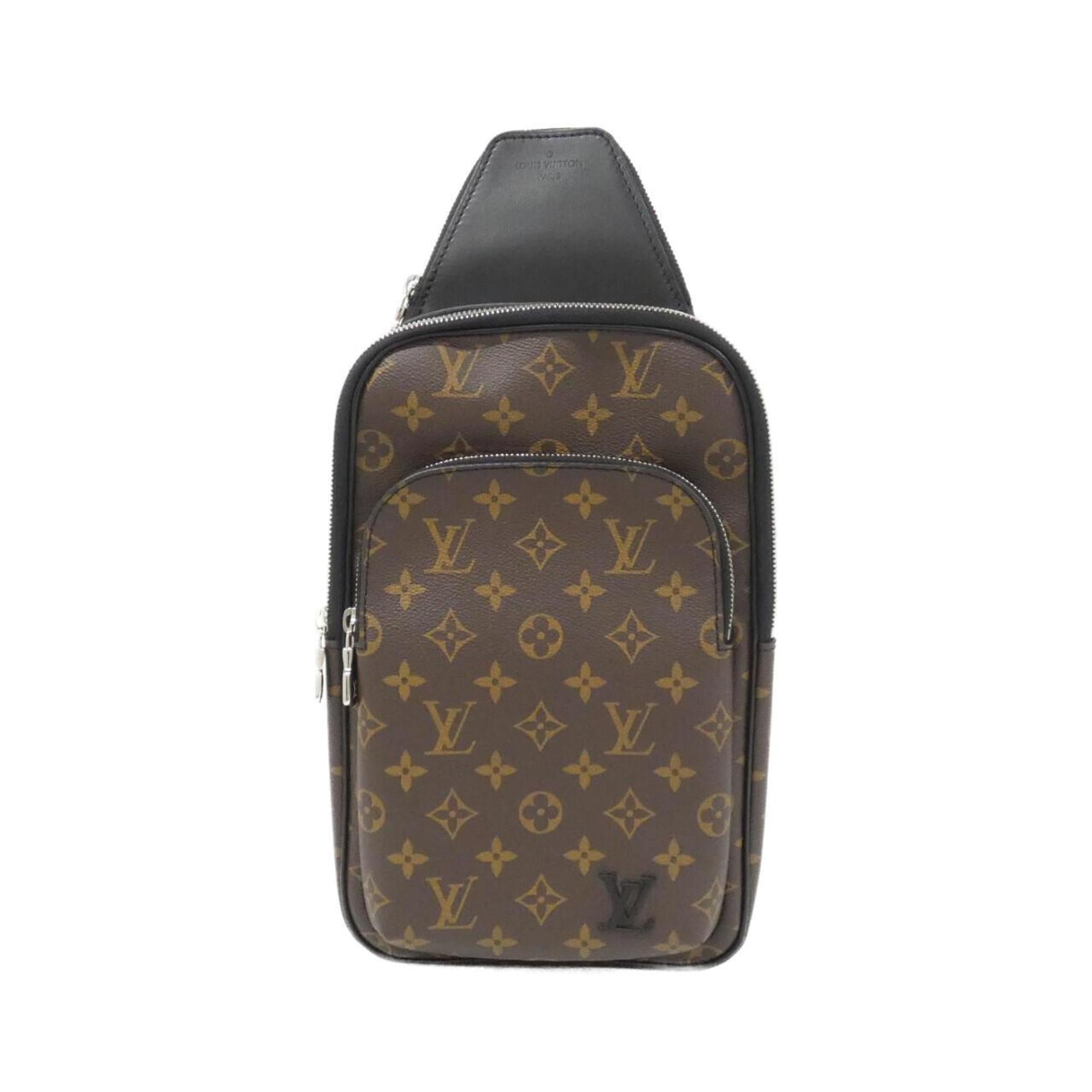 Louis Vuitton Brown Coated Canvas Shoulder Bag
