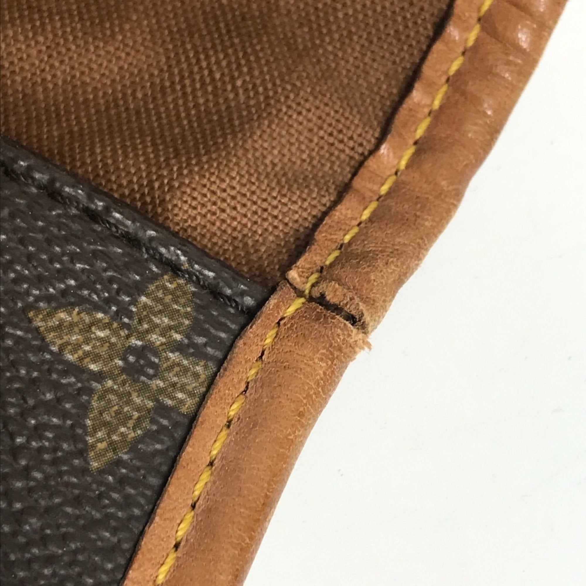 Louis Vuitton Brown Monogram Canvas Handbag Shoulder Bag