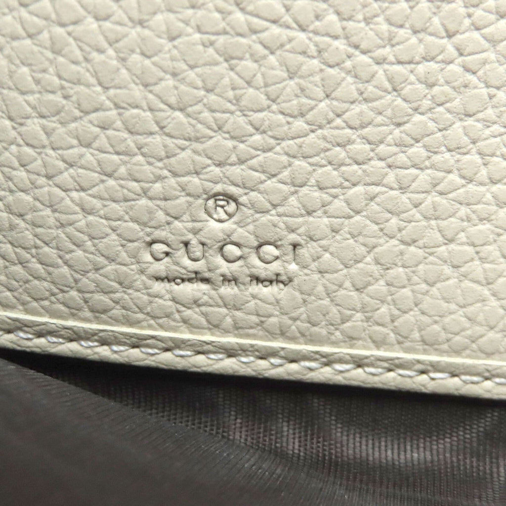 Gucci Ivory Leather Long Wallet (Bi-Fold) (Pre-Owned)