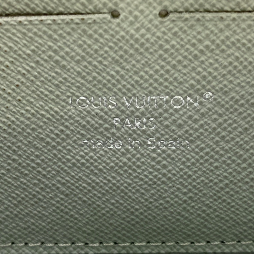 Louis Vuitton Gray Leather Long Wallet