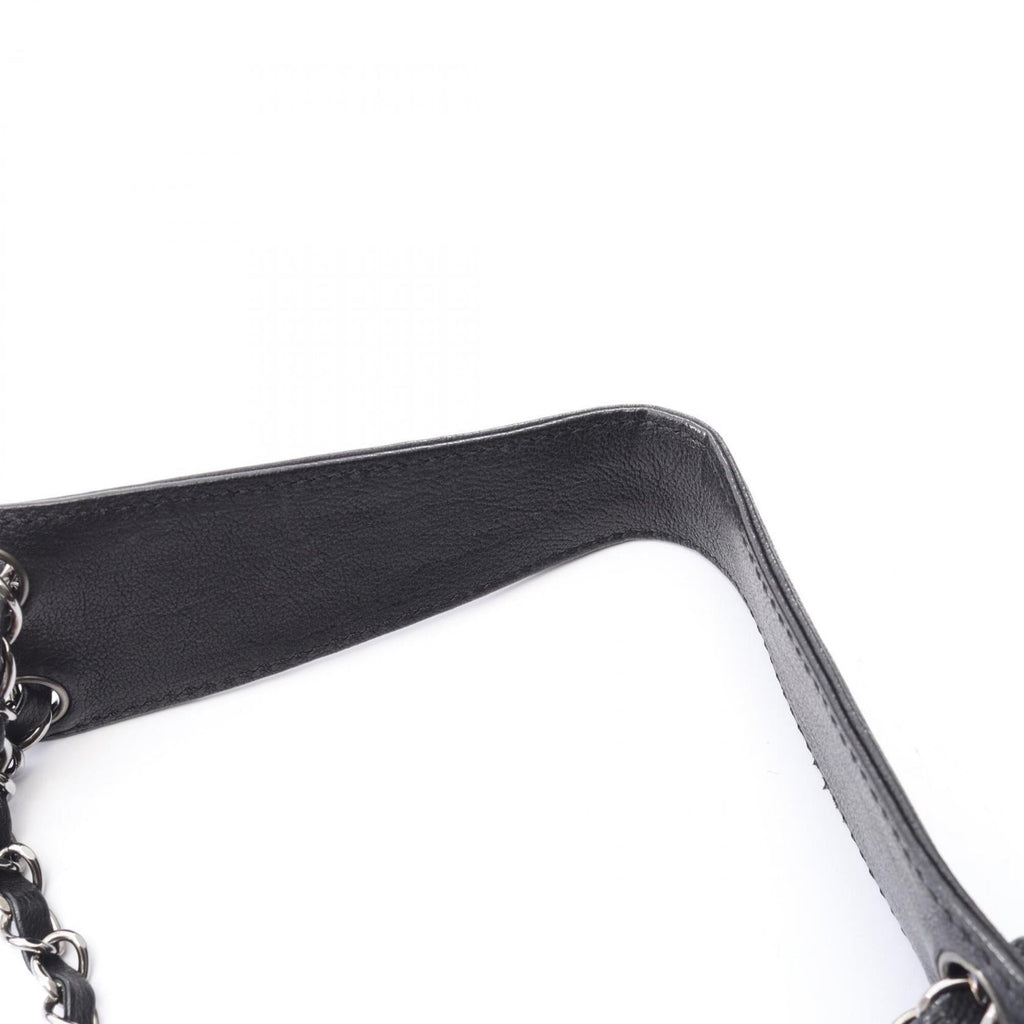 Chanel Black Leather Shoulder Bag