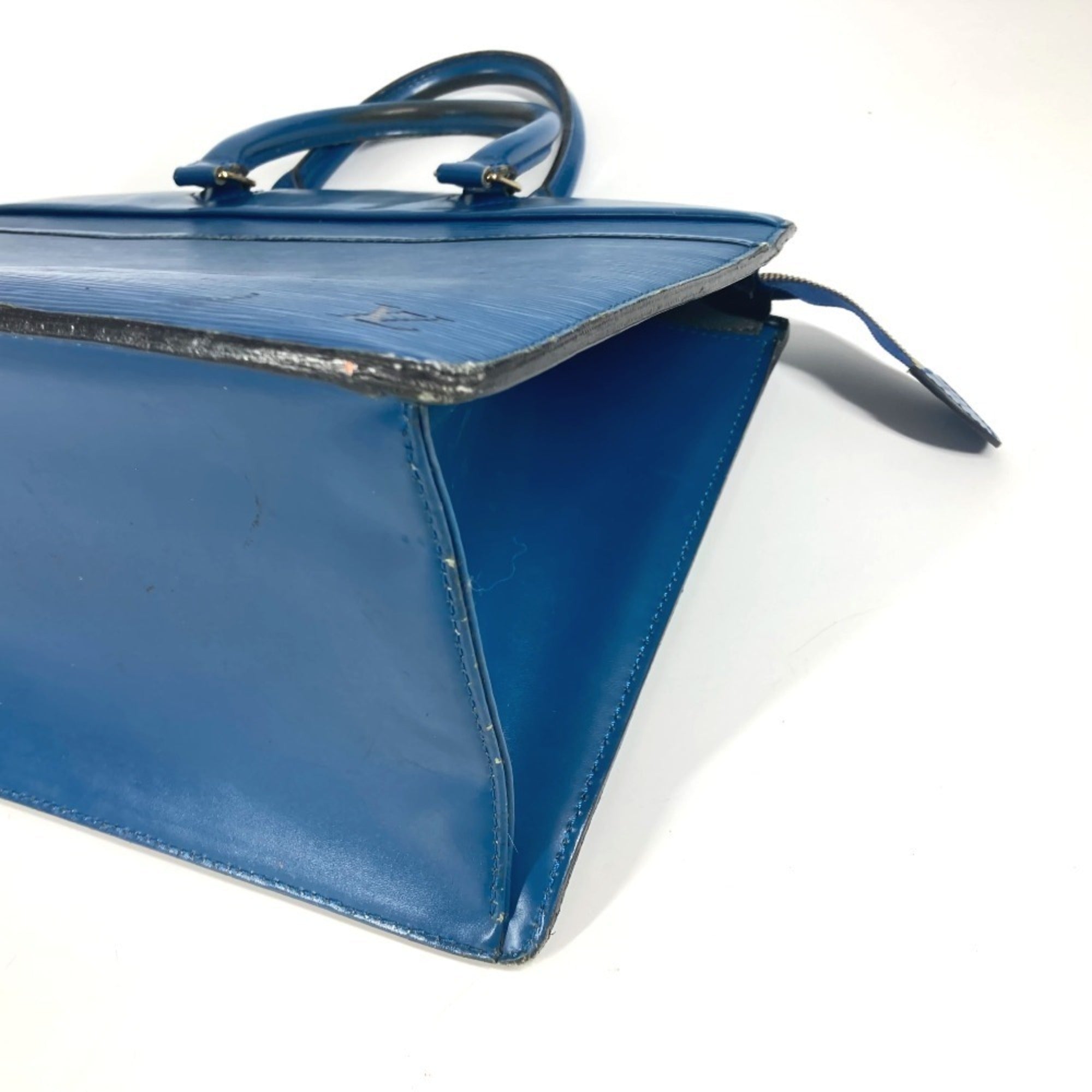 Louis Vuitton Epi Blue Toledo Blue Epi Leather Shoulder Bag Tote Bag