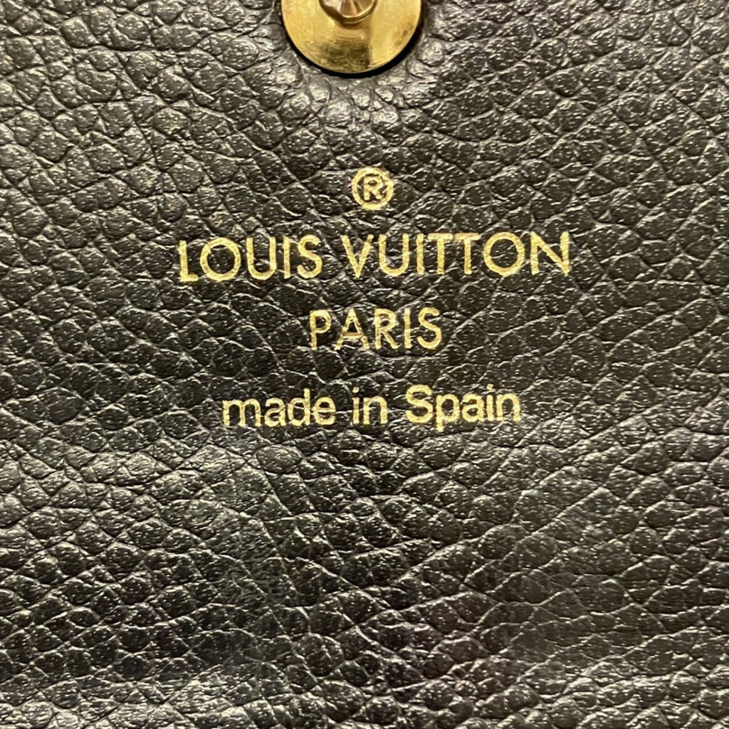 Louis Vuitton Monogram Empreinte Black Monogram Empreinte Long Wallet