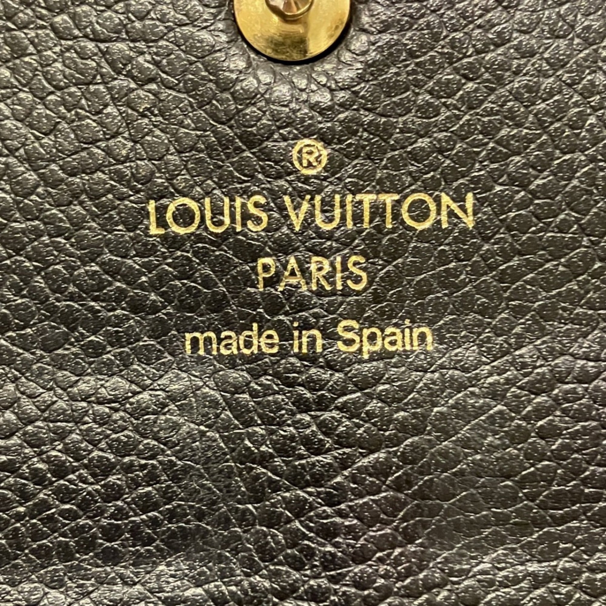 Louis Vuitton Monogram Empreinte Black Monogram Empreinte Long Wallet