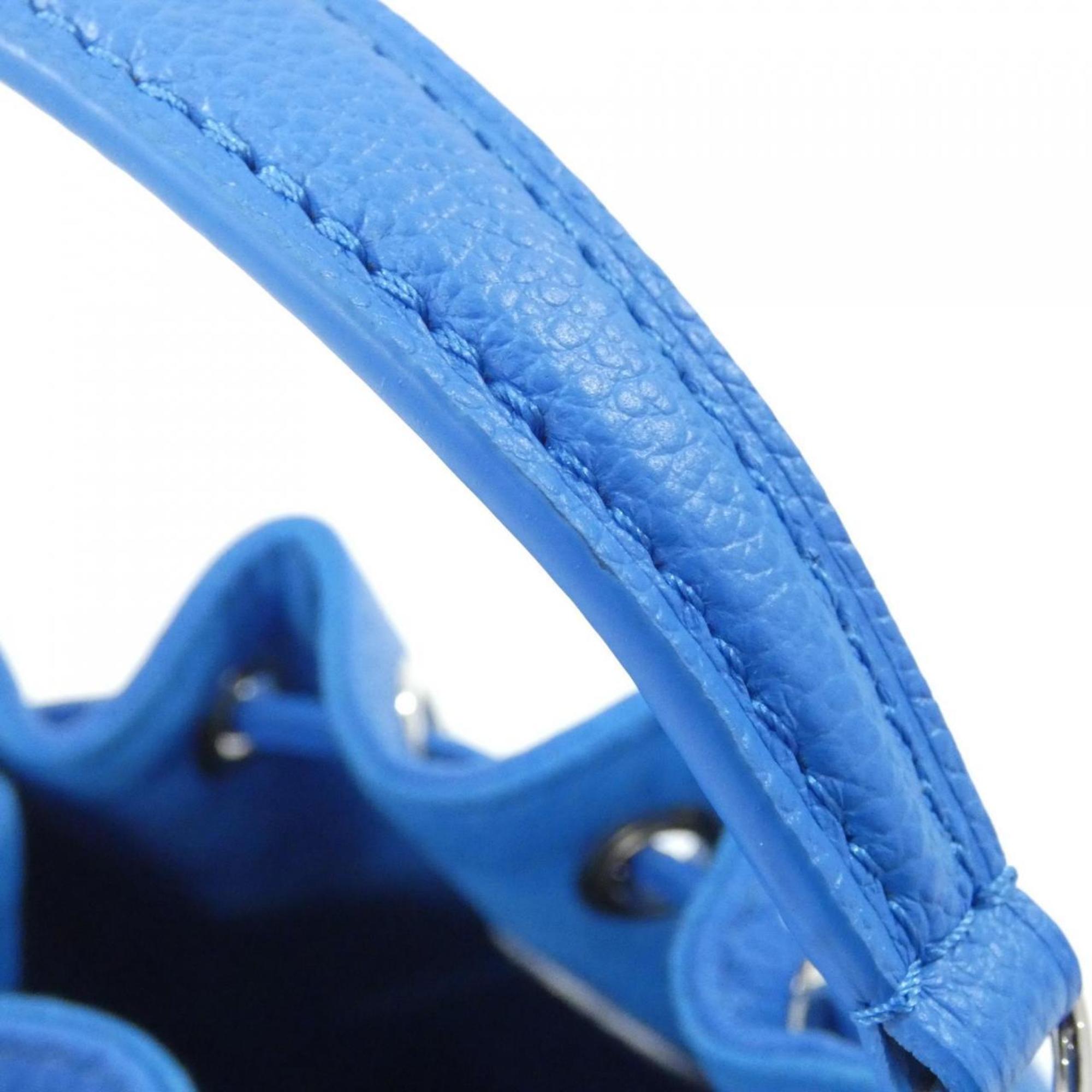 Louis Vuitton Blue Leather Shoulder Bag
