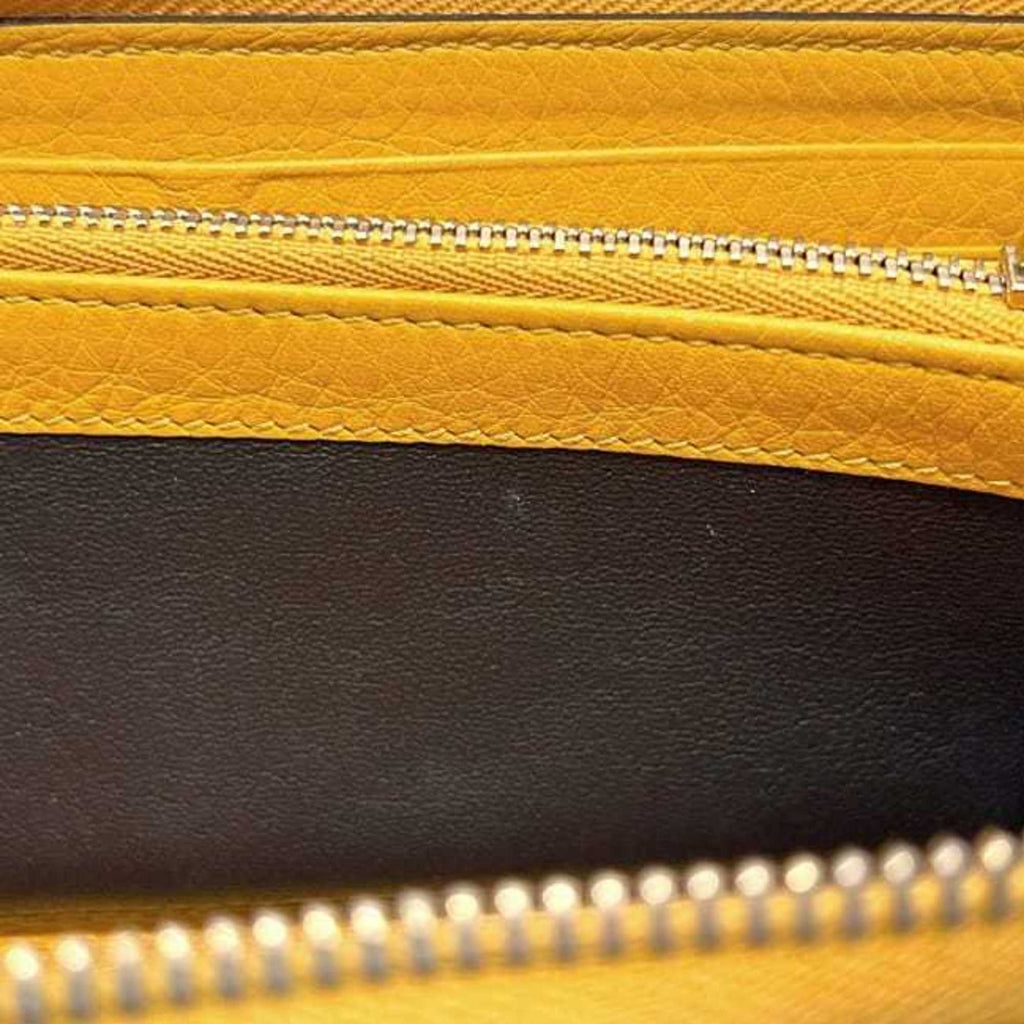 Gucci Bamboo Beige Yellow Gg Canvas Bamboo Long Wallet (Bi-Fold) (Pre-Owned)