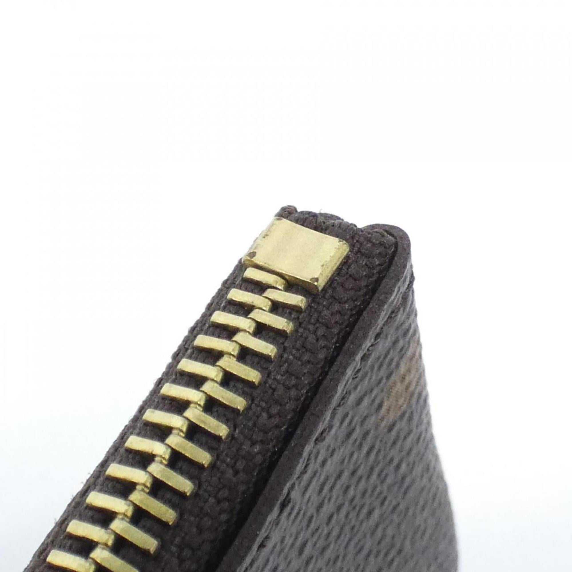 Louis Vuitton Marron Coated Canvas Coin Purse/Coin Case