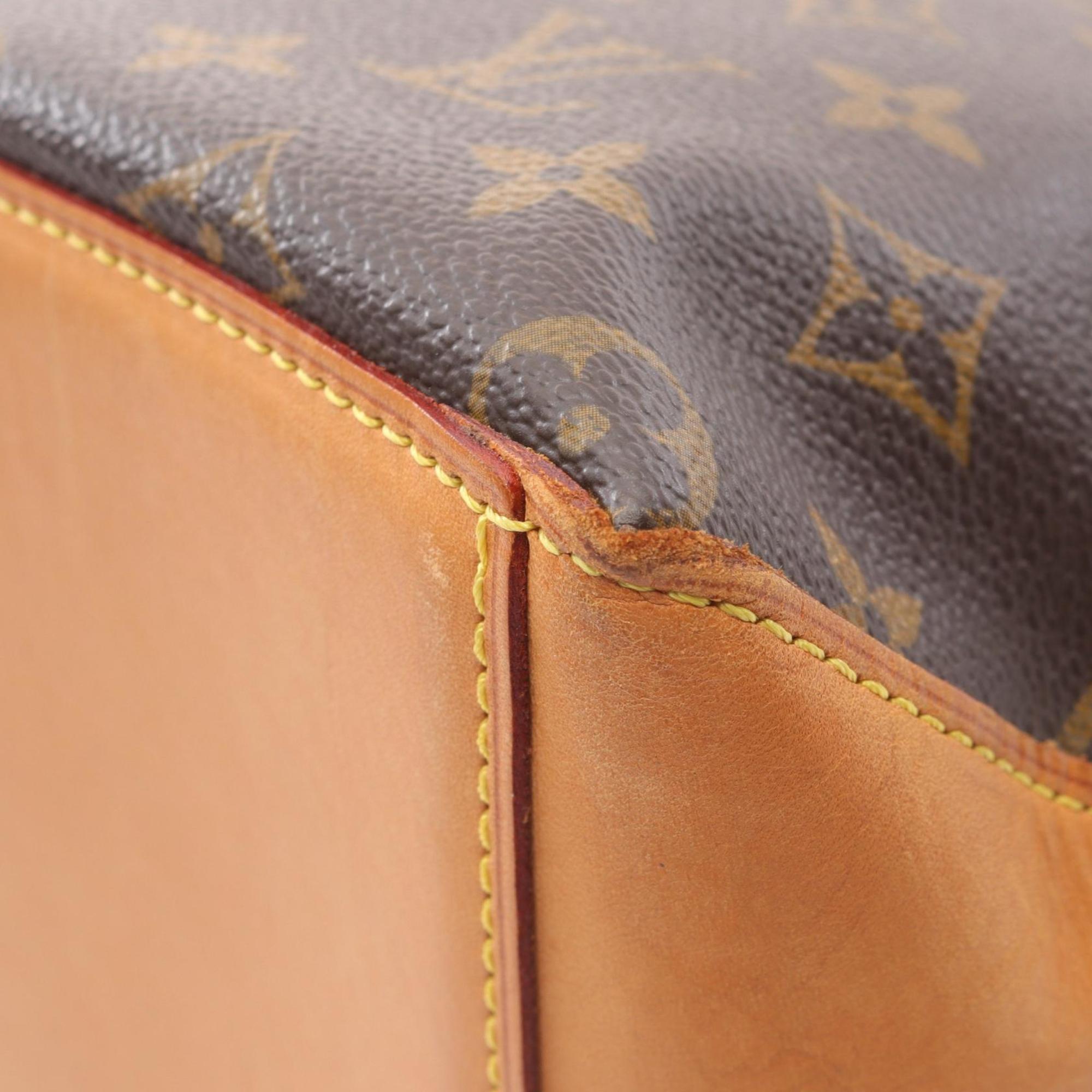 Louis Vuitton Brown Coated Canvas Pvc Leather Monogram Tote Bag