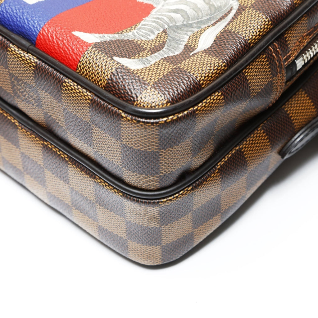 Louis Vuitton Brown Clear Damier Canvas Shoulder Bag