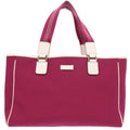 Gucci White Wine Canvas Tote Bag (Pre-Owned)