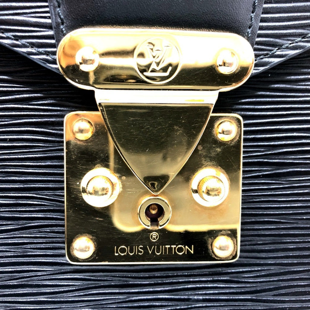 Louis Vuitton Black Epi Leather Handbag