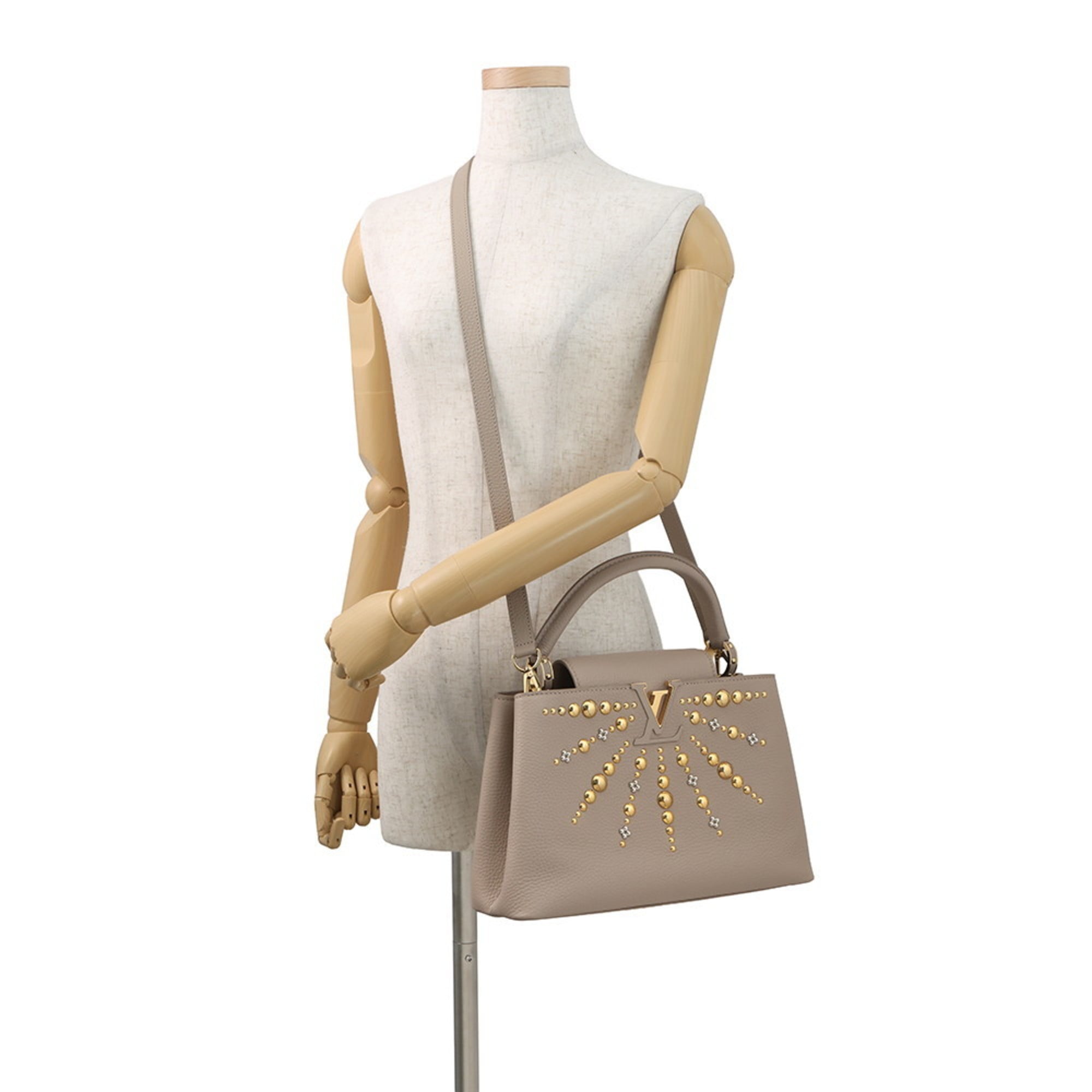 Louis Vuitton Galle Leather Handbag Shoulder Bag