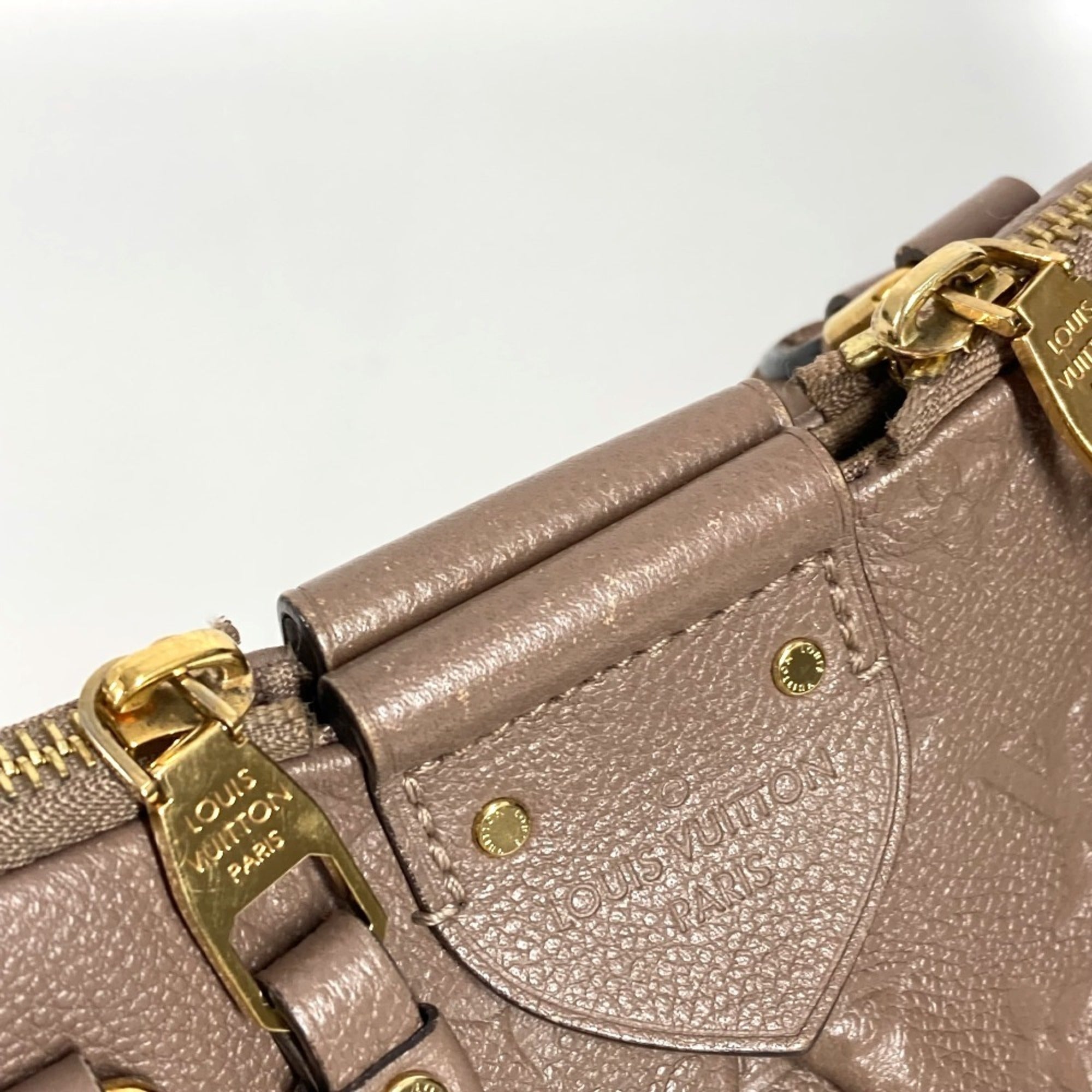 Louis Vuitton Monogram Empreinte Beige Monogram Empreinte Handbag Shoulder Bag