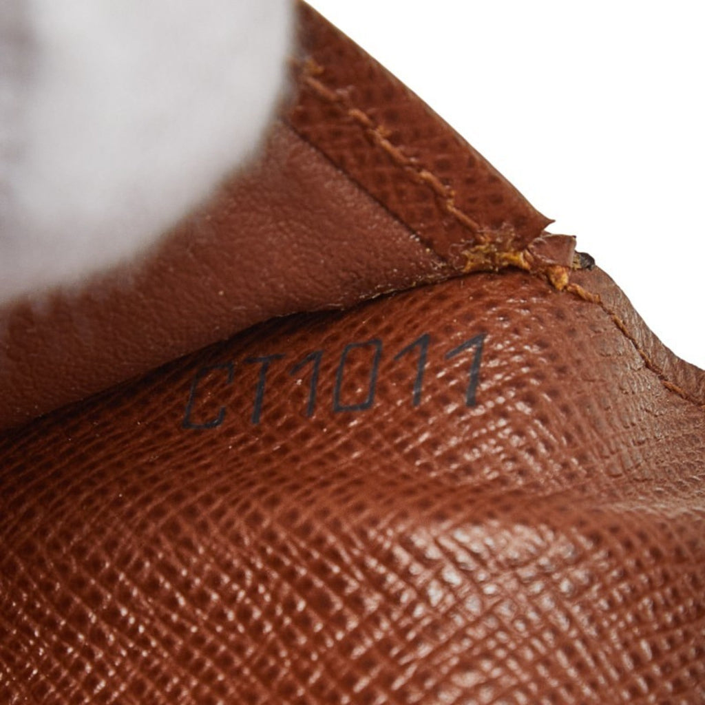 Louis Vuitton Brown Pvc Long Bill Wallet