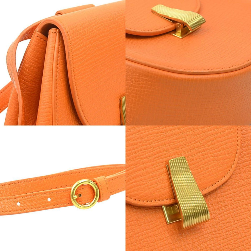 Bottega Veneta Orange Leather Fanny Pack