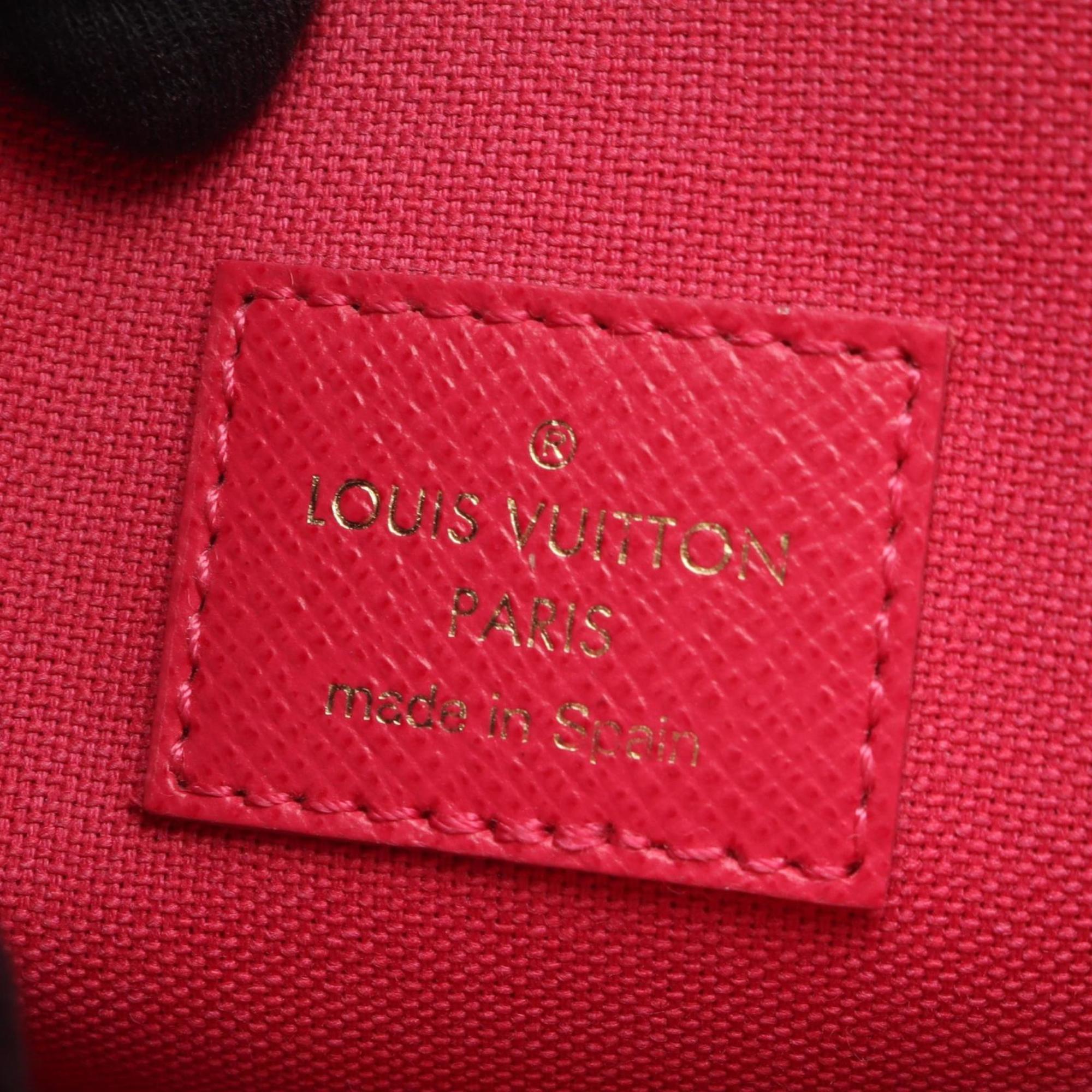 Louis Vuitton Brown Monogram Multi-Color Coated Canvas Leather Handbag Pochette Pouch Shoulder Bag
