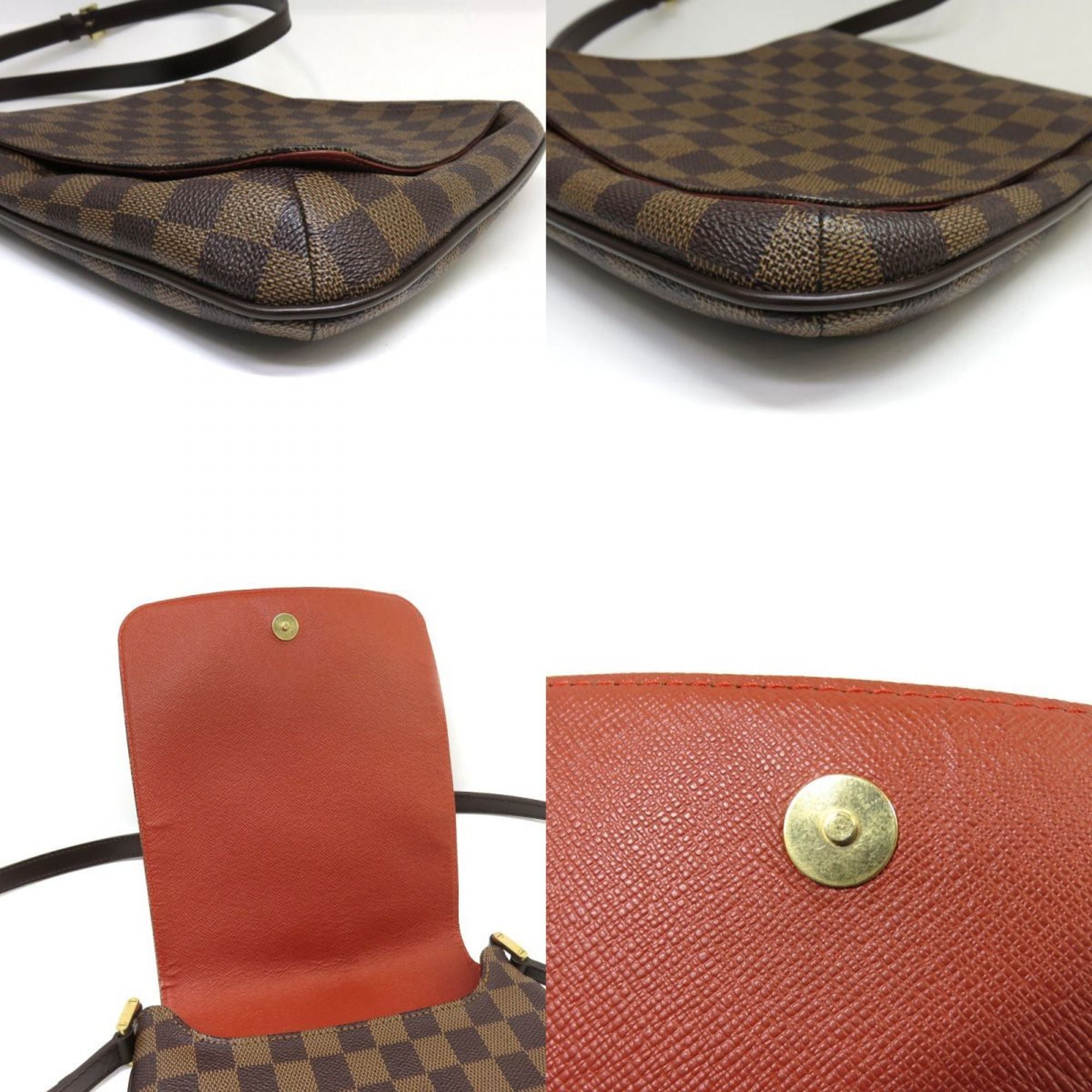 Louis Vuitton Brown Ebene Damier Canvas Shoulder Bag