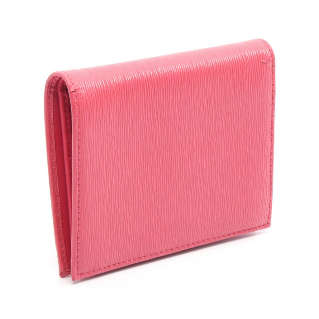 Prada Pink Leather Wallet (Bi-Fold)