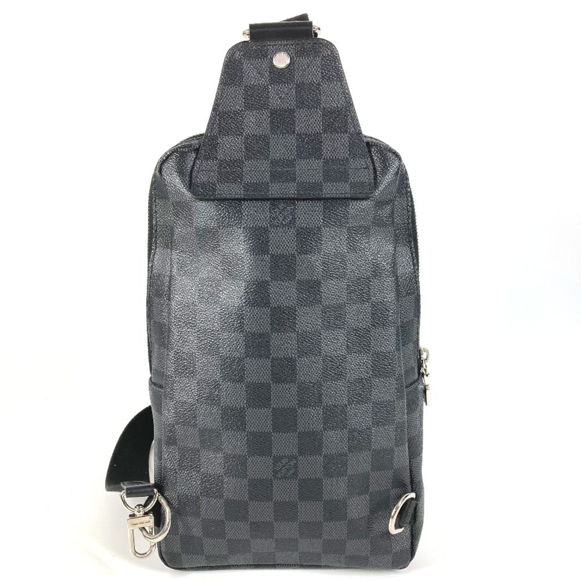 Louis Vuitton Black Damier Graphite Canvas Shoulder Bag Sling Bag