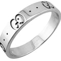 Gucci White Gold White Gold (18K) Band Ring (Pre-Owned)