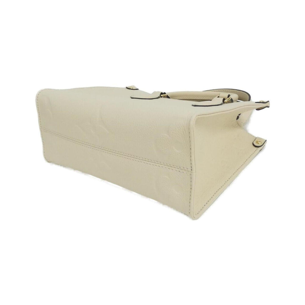 Louis Vuitton Beige Leather Handbag