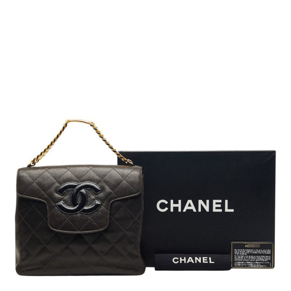 Chanel Black Leather Handbag
