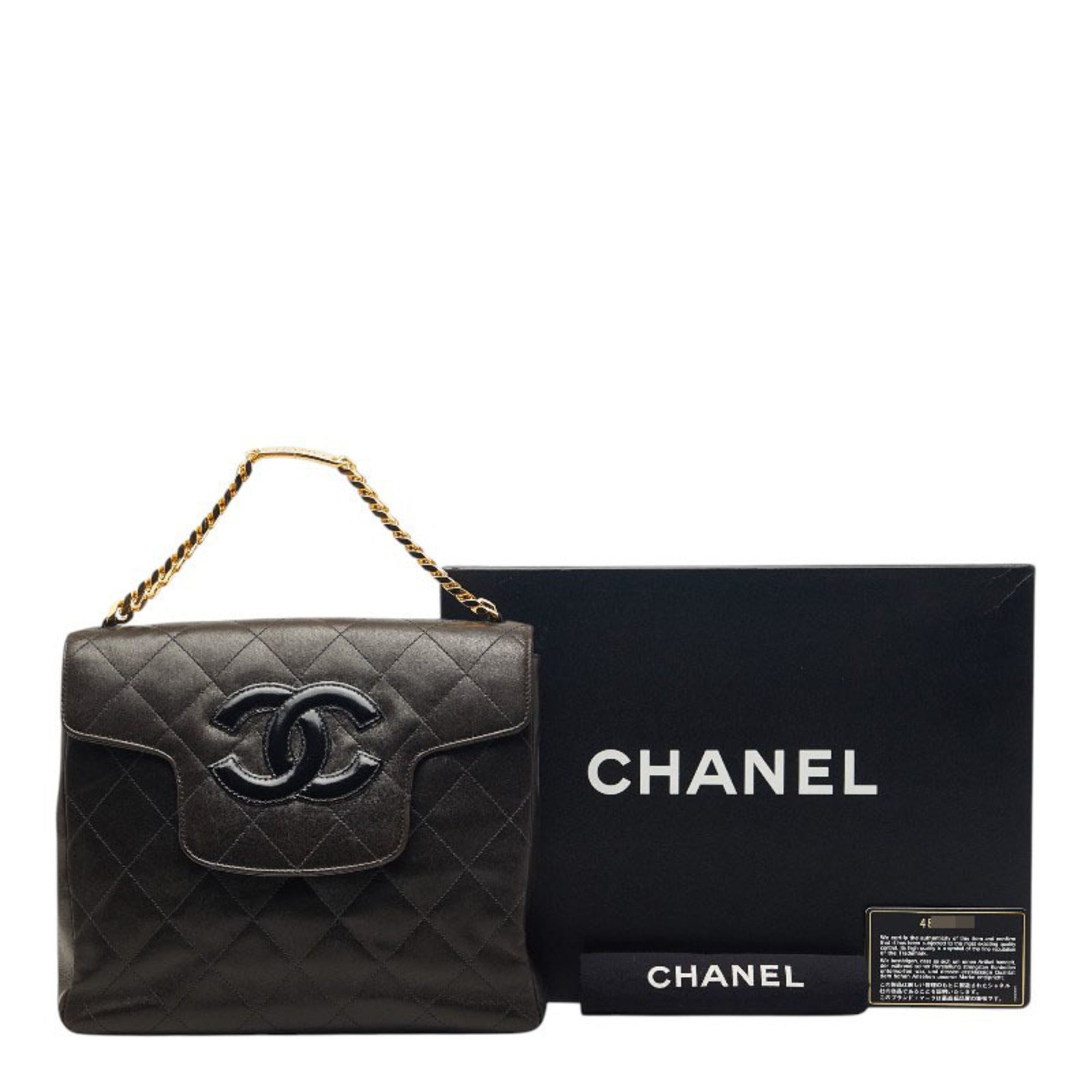 Chanel Black Leather Handbag