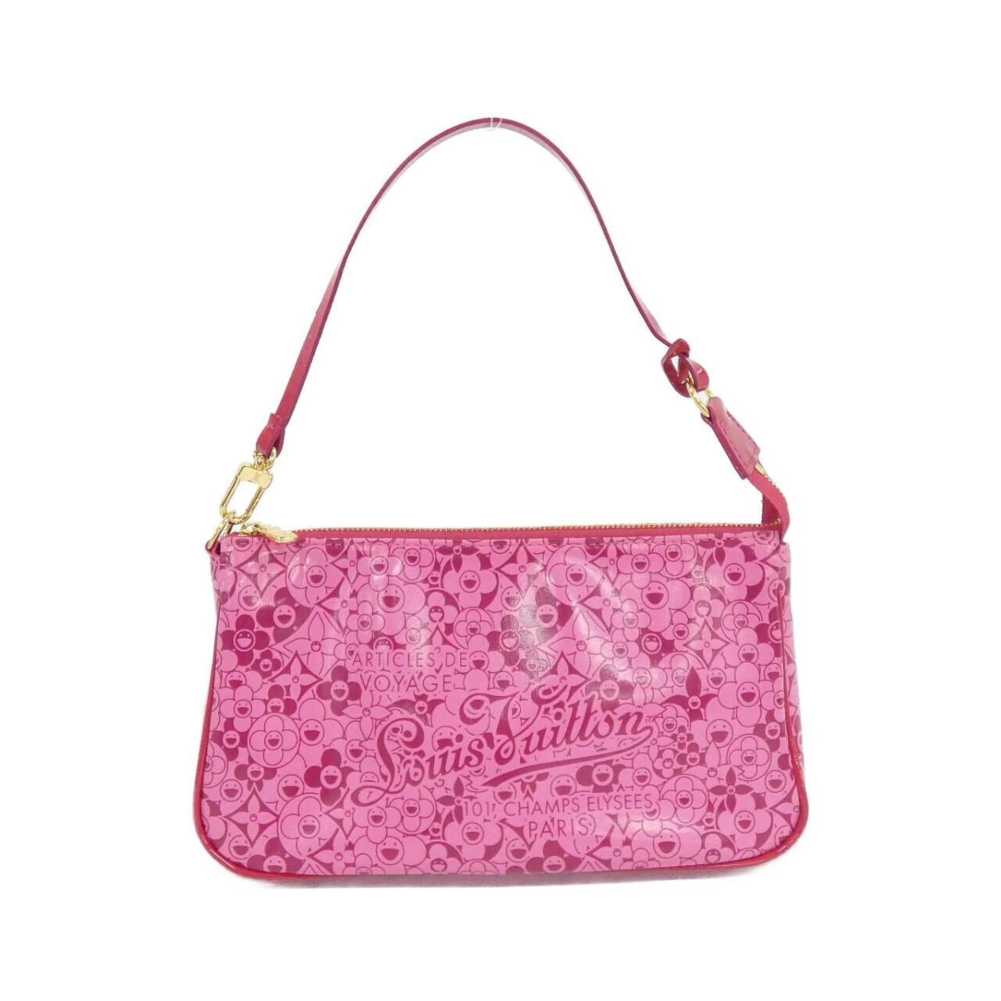 Louis Vuitton Rose Pvc Pochette Pouch