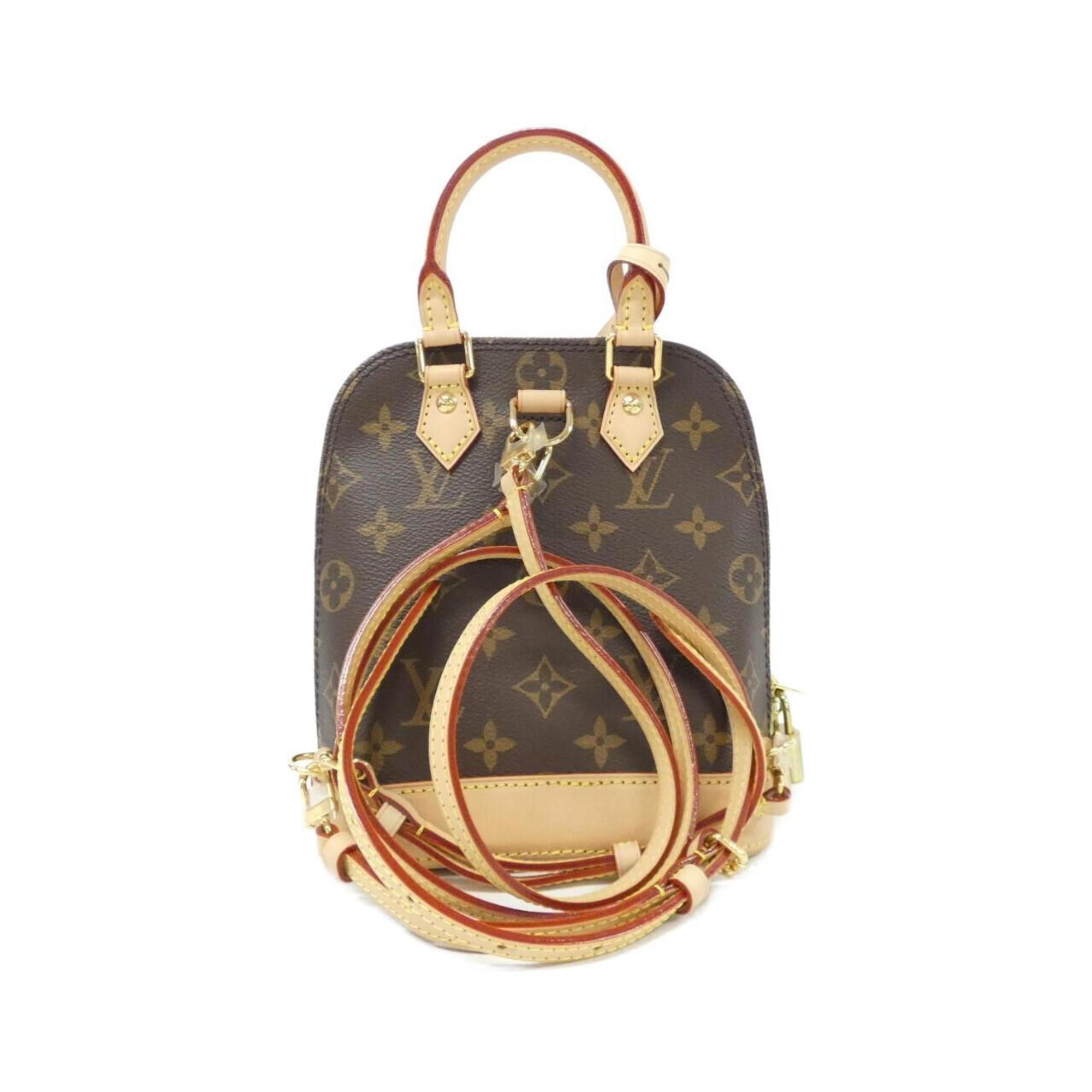Louis Vuitton Brown Coated Canvas Backpack
