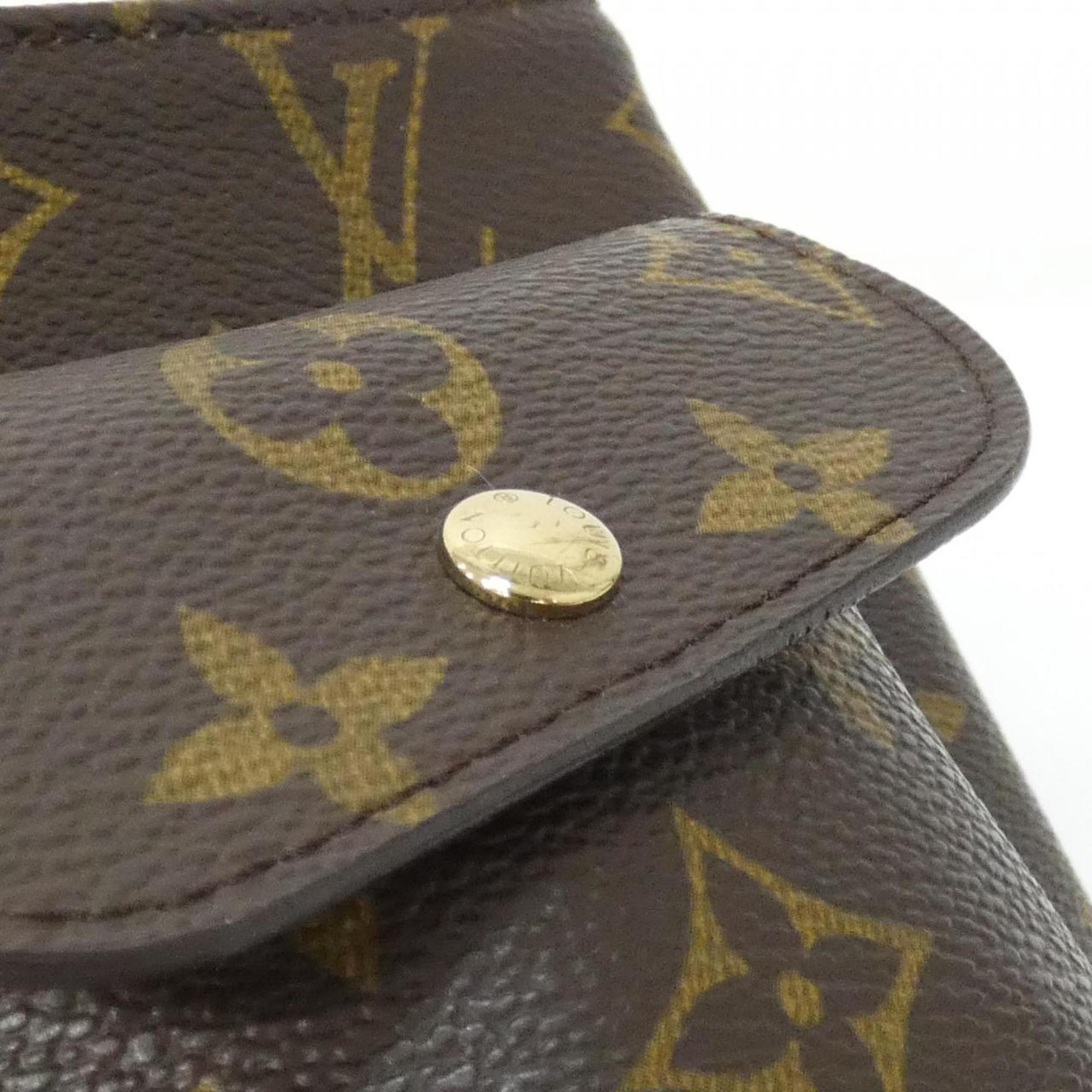 Louis Vuitton Marron Coated Canvas Handbag