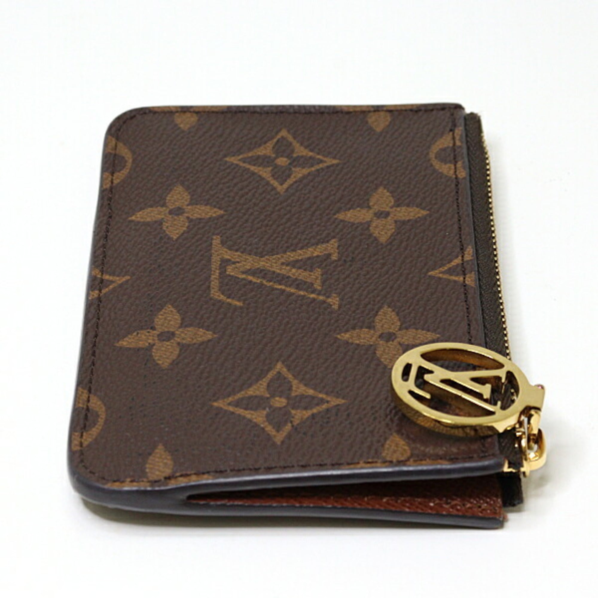 Louis Vuitton Monogram Brown Monogram Leather Coin Purse/Coin Case