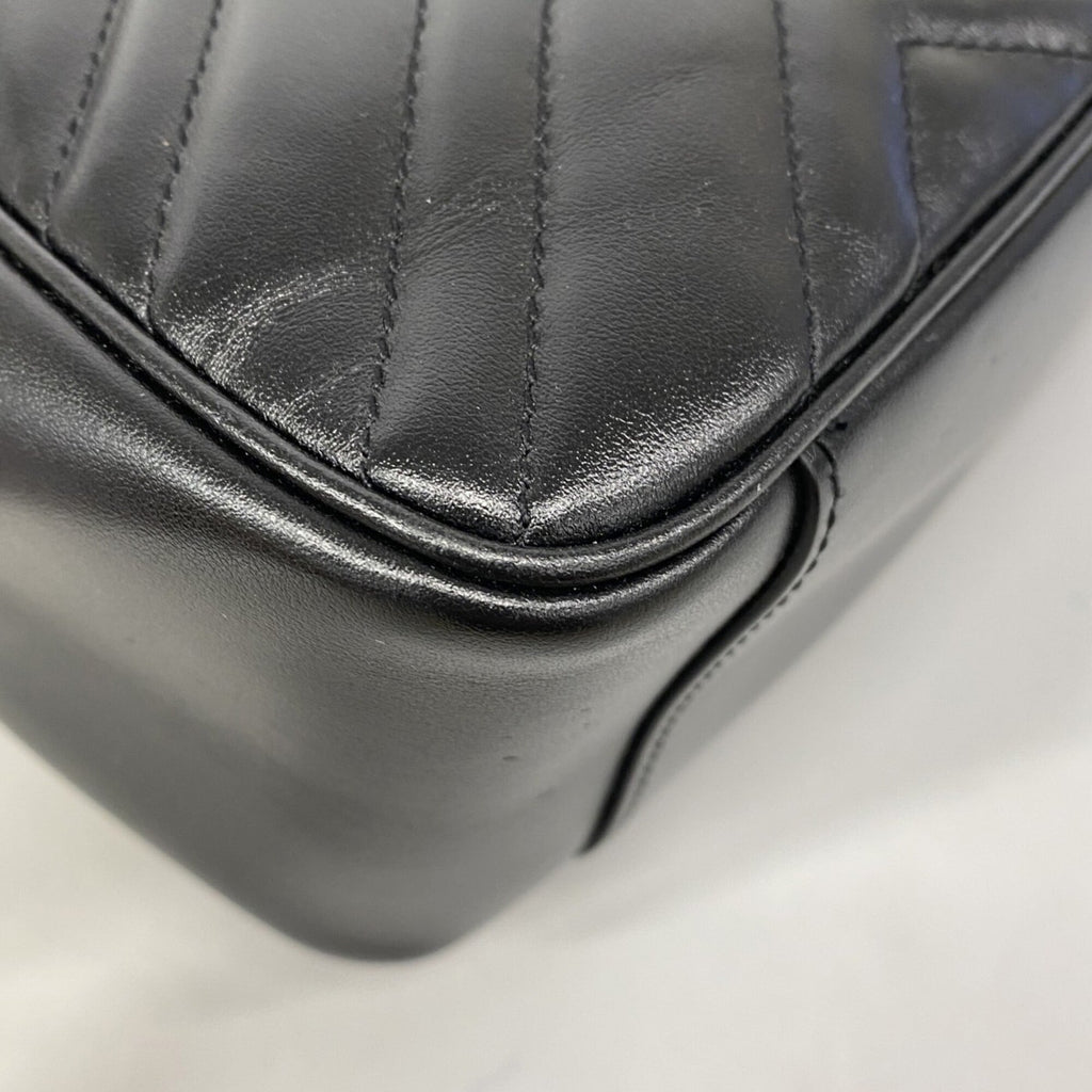 Gucci Black Leather Handbag (Pre-Owned)