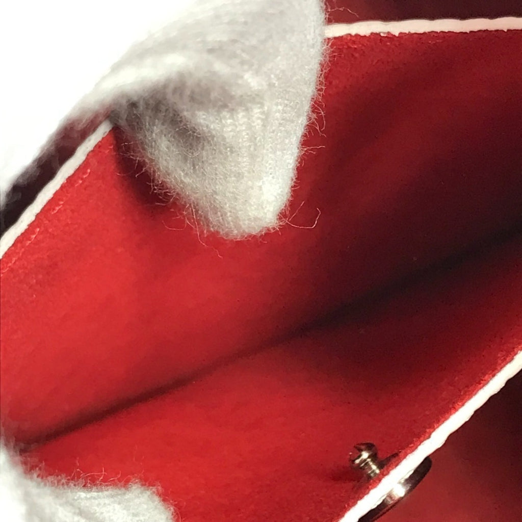Louis Vuitton Red Color White Epi Leather Handbag Shoulder Bag