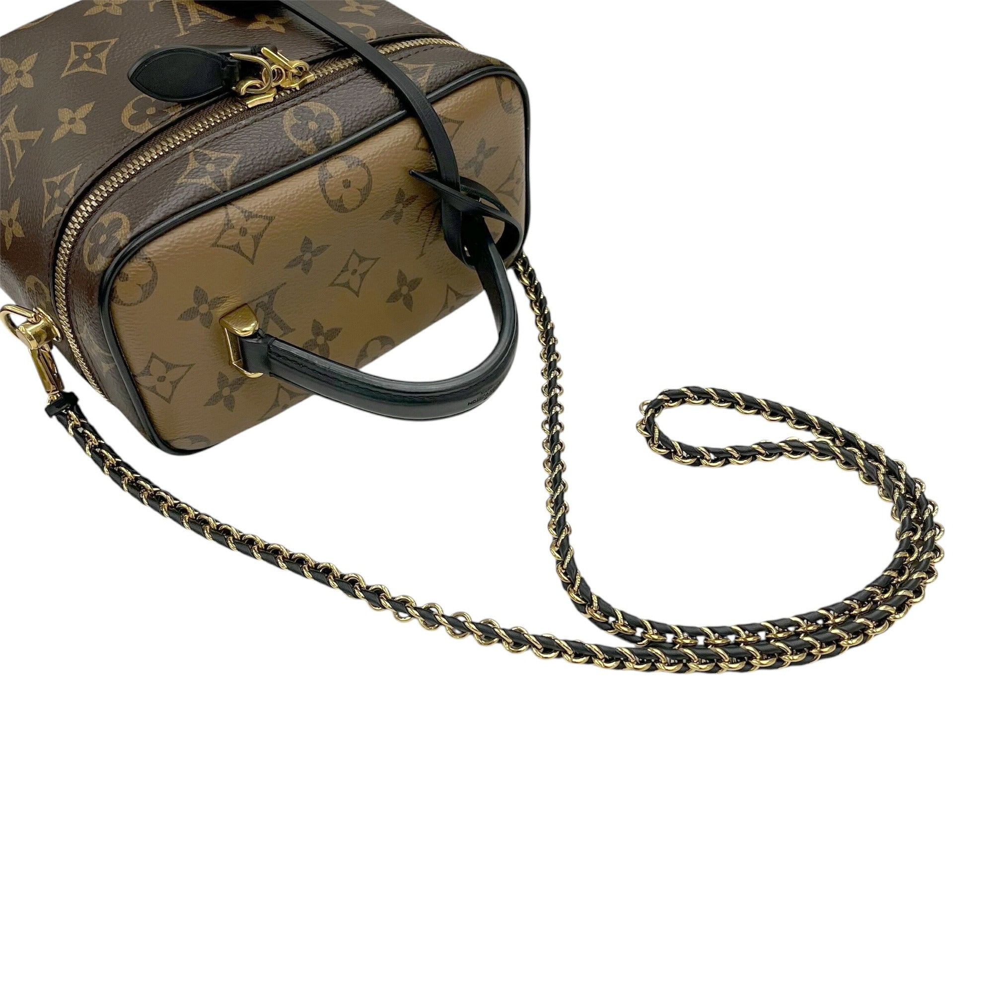 Louis Vuitton Brown Monogram Monogram Reverse Monogram Reverse Shoulder Bag