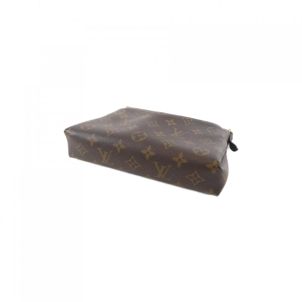 Louis Vuitton Monogram Black Marron Coated Canvas Shoulder Bag