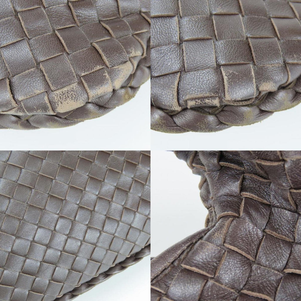 Bottega Veneta Intrecciato Brown Leather Shoulder Bag