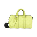 Louis Vuitton Citron Jaune Yellow Coated Canvas Leather Boston Bag