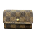 Louis Vuitton Brown Pvc Coin Purse/Coin Case