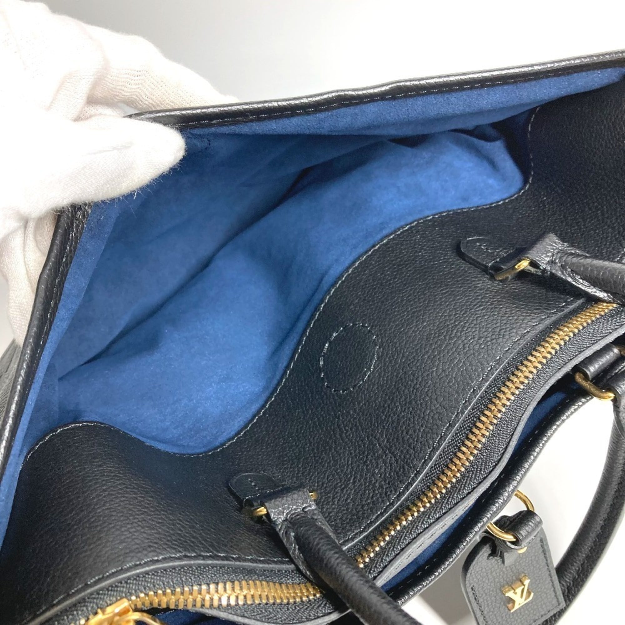 Louis Vuitton Monogram Empreinte Black Noir Monogram Empreinte Shoulder Bag Tote Bag