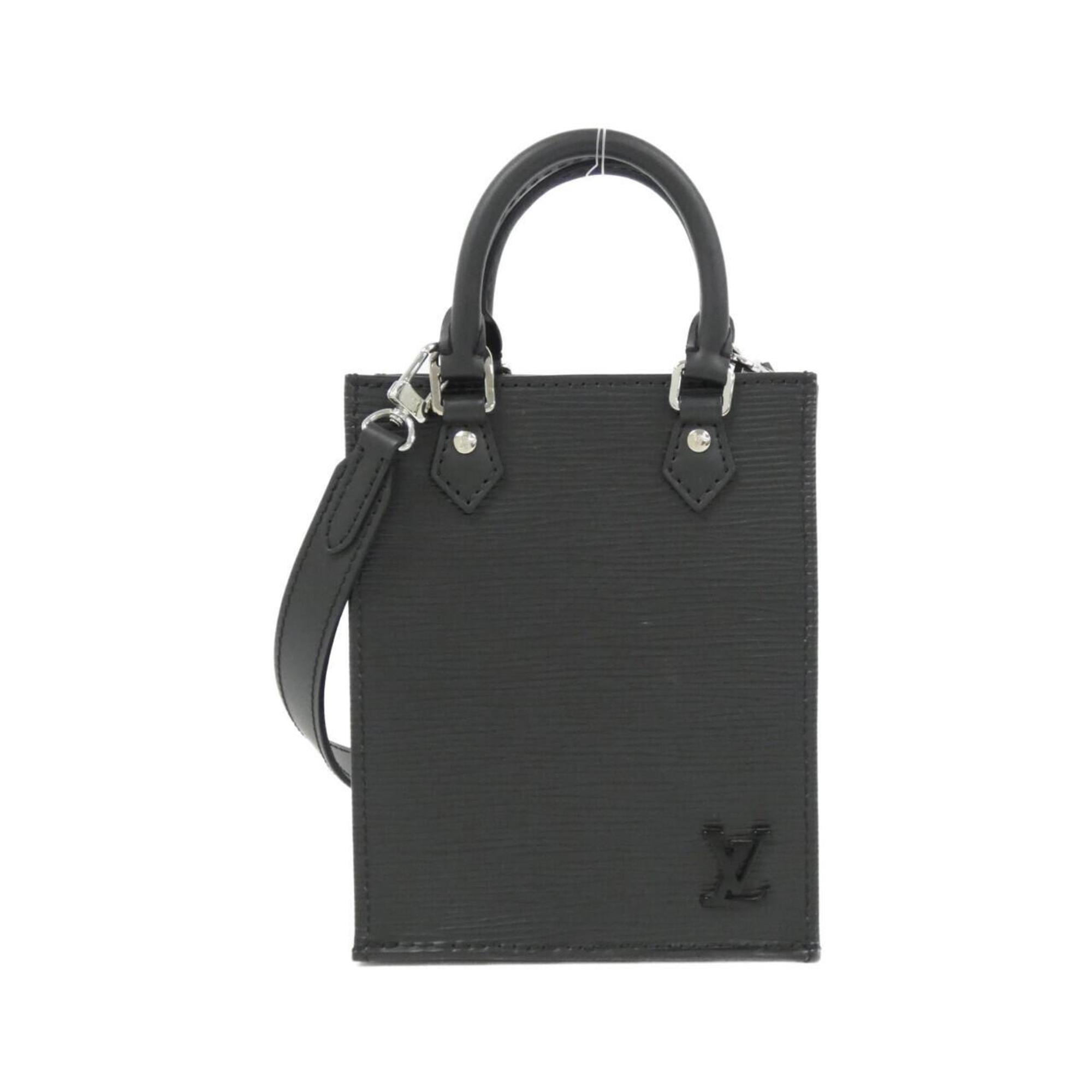 Louis Vuitton Black Leather Handbag