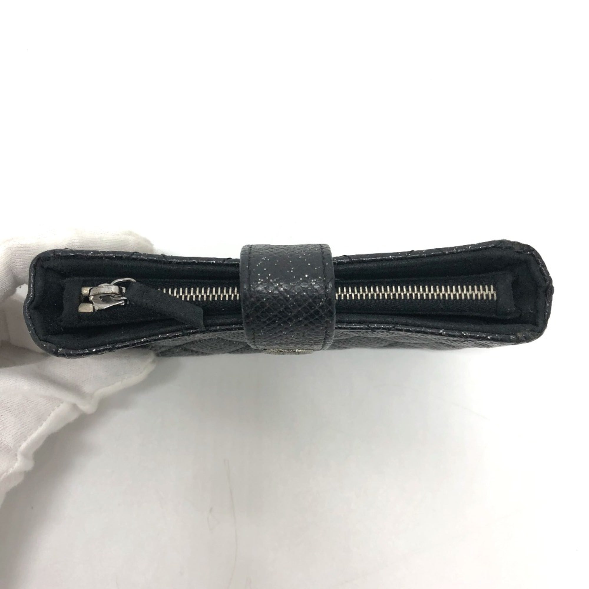 Chanel Black Leather Pouch