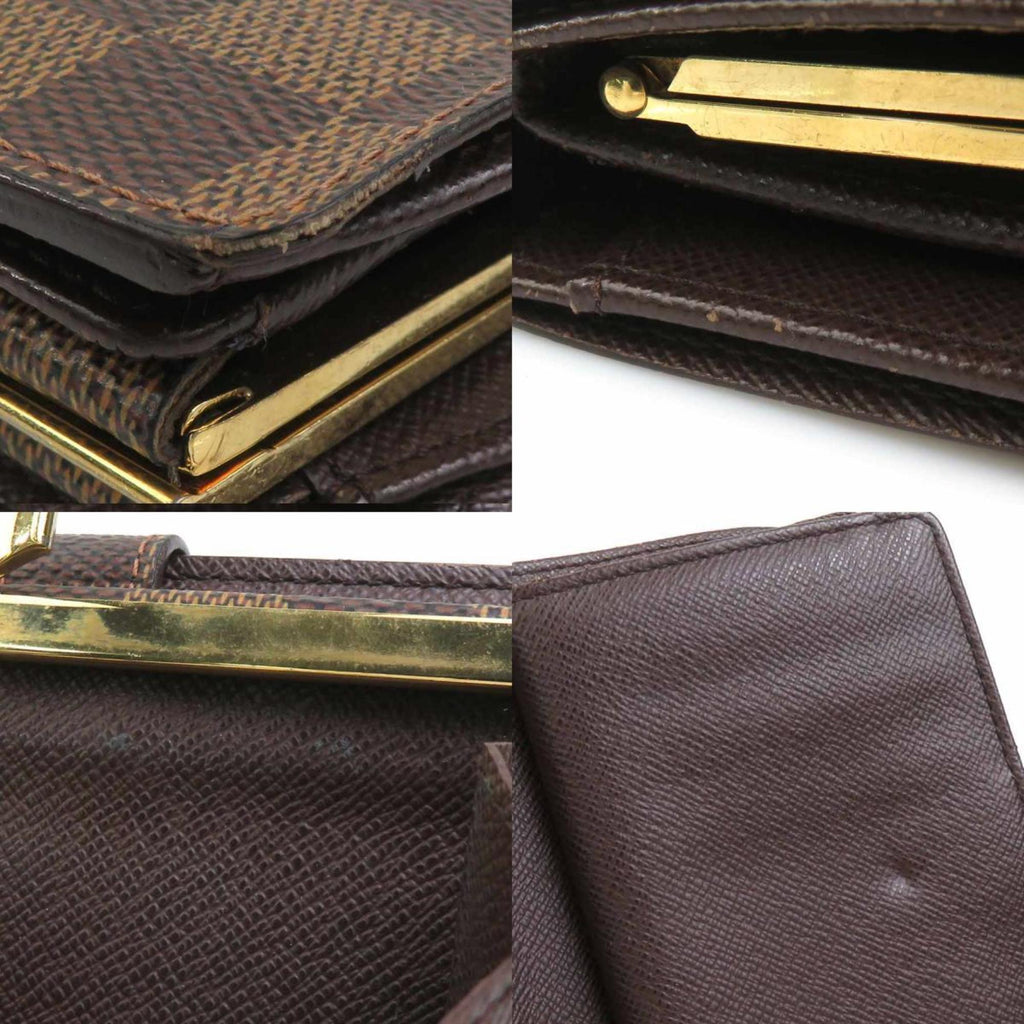 Louis Vuitton Damier Brown Damier Canvas Galle Damier Canvas Wallet